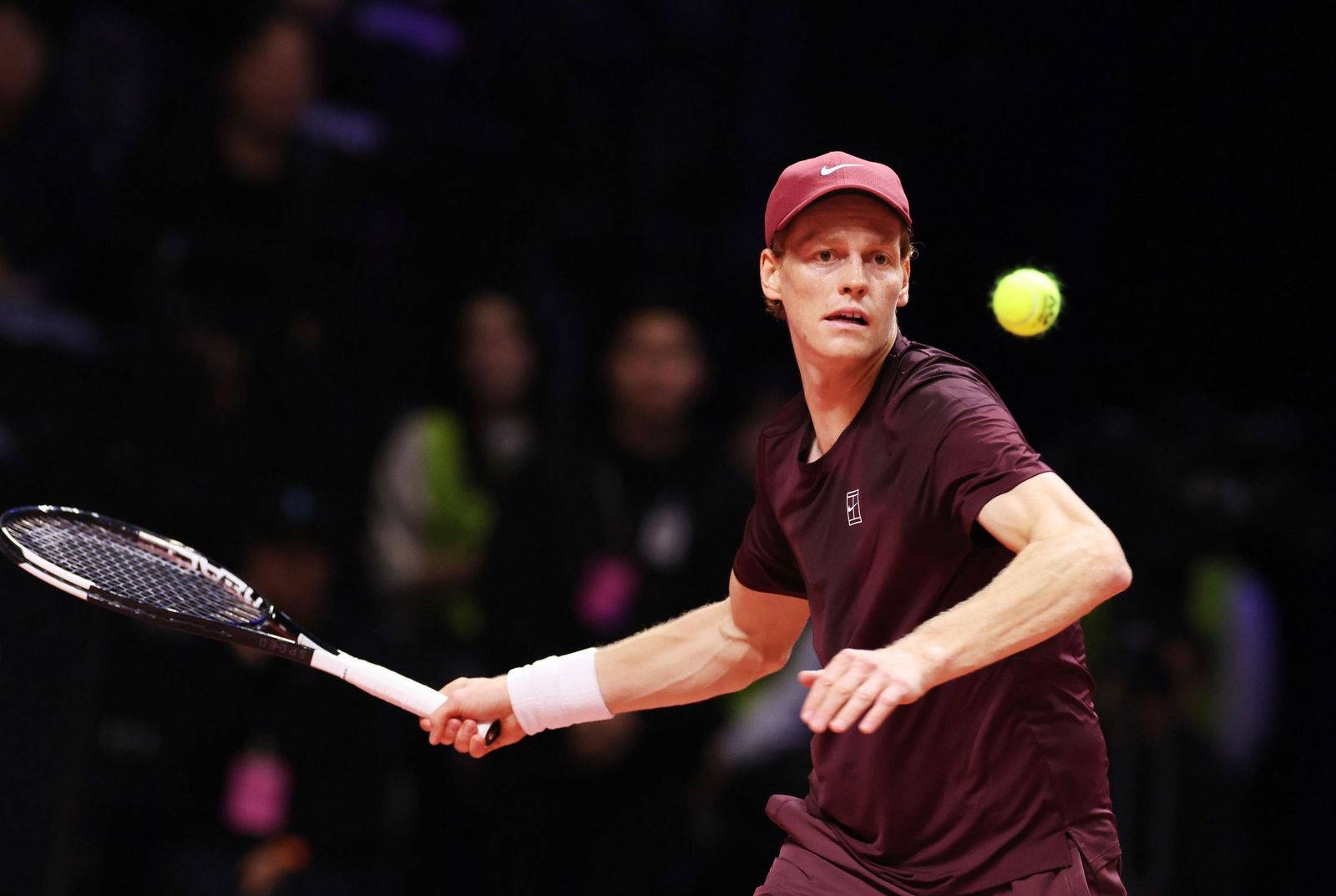 Las fotos de la exhibición entre Alcaraz y Sinner