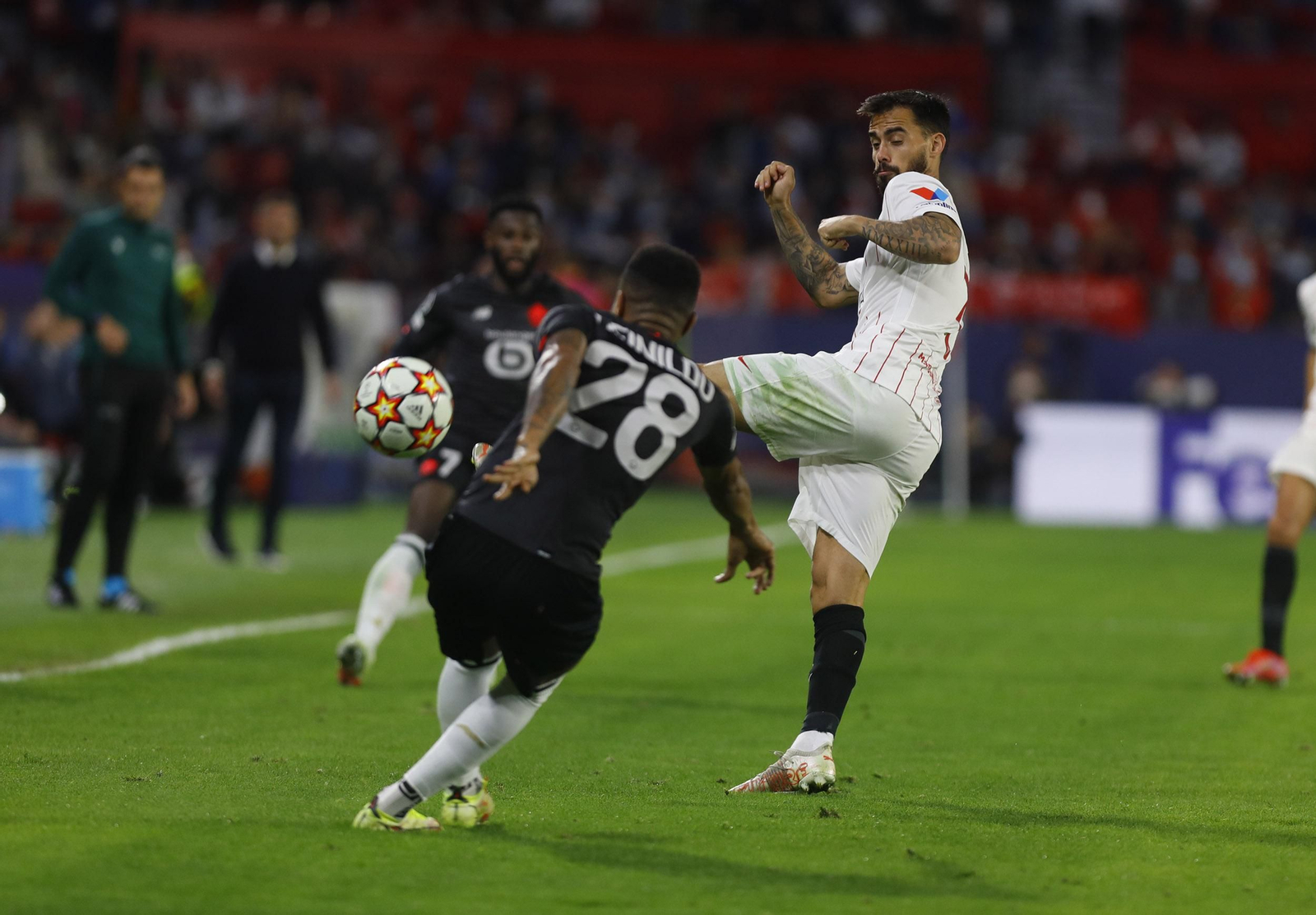 Las imágenes del Sevilla-Lille
