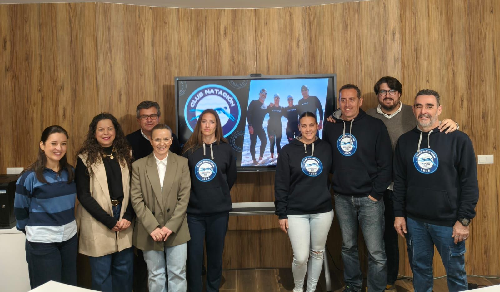 Protagonistas del desafío a beneficio de Afale.