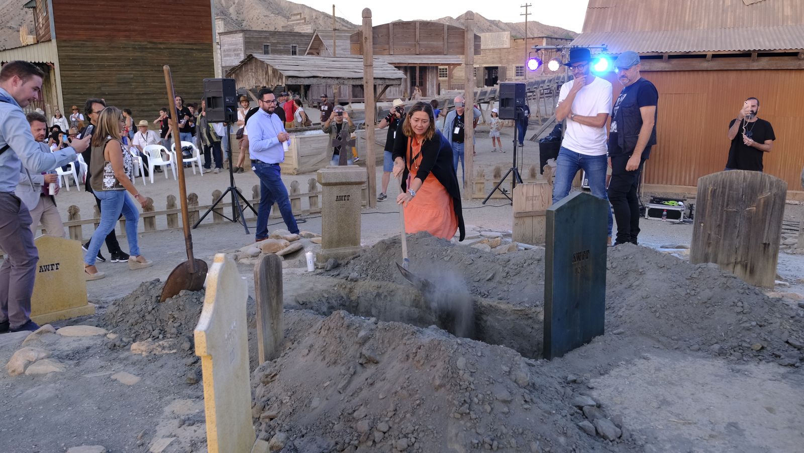 Imágenes de la inauguración del Almería Western Film Festival, en Tabernas