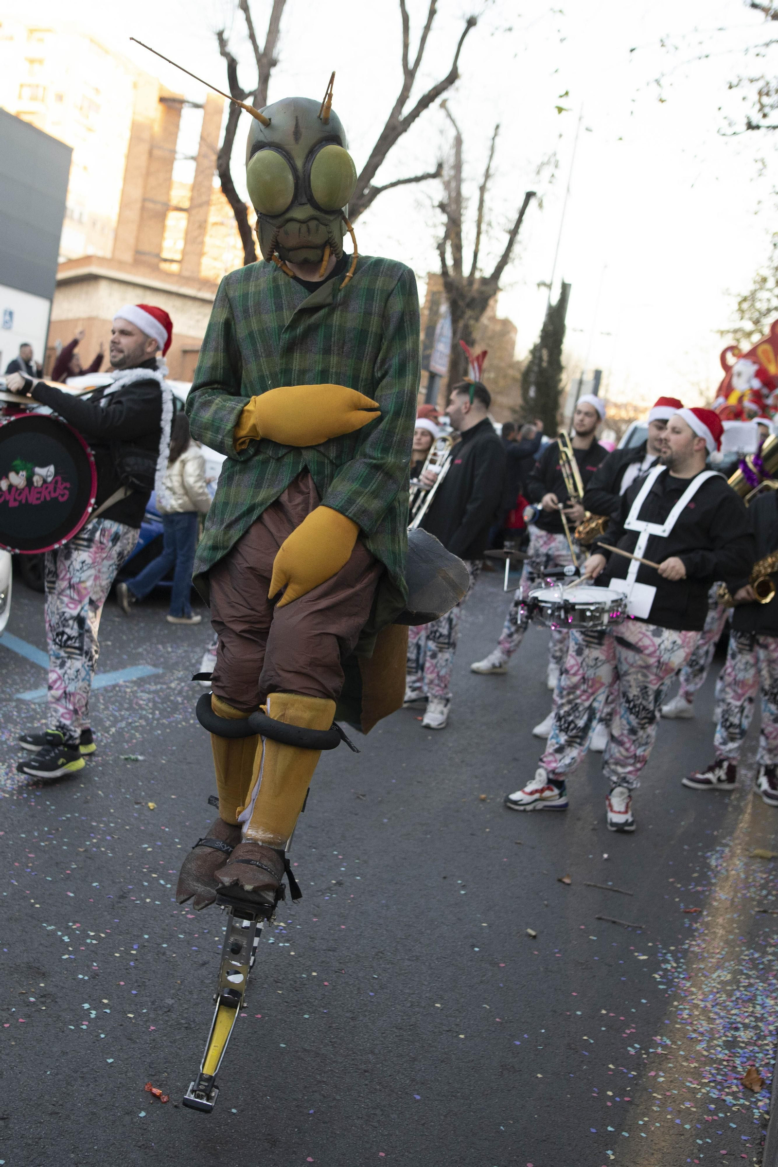 Así ha sido la cabalgata de Papa Noel por Granada