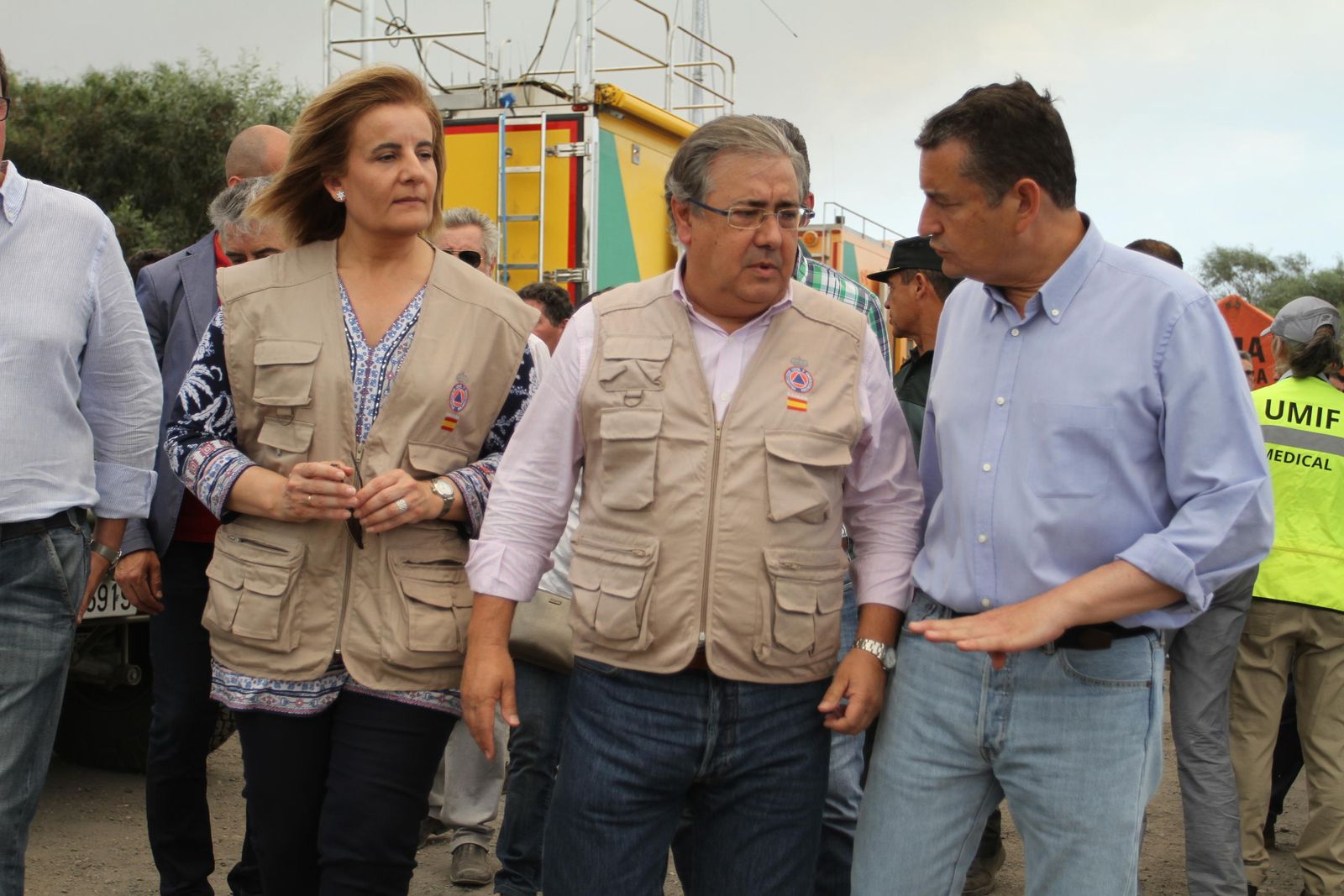 Las imágenes del incendio en Moguer y Mazagón