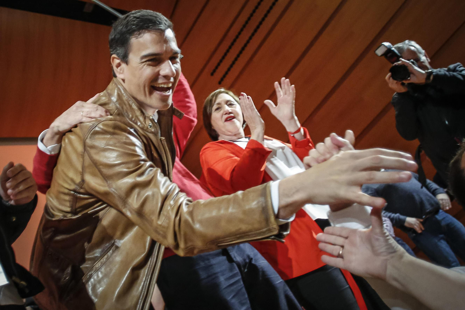 El mitin de Pedro Sánchez en Cádiz, en imágenes