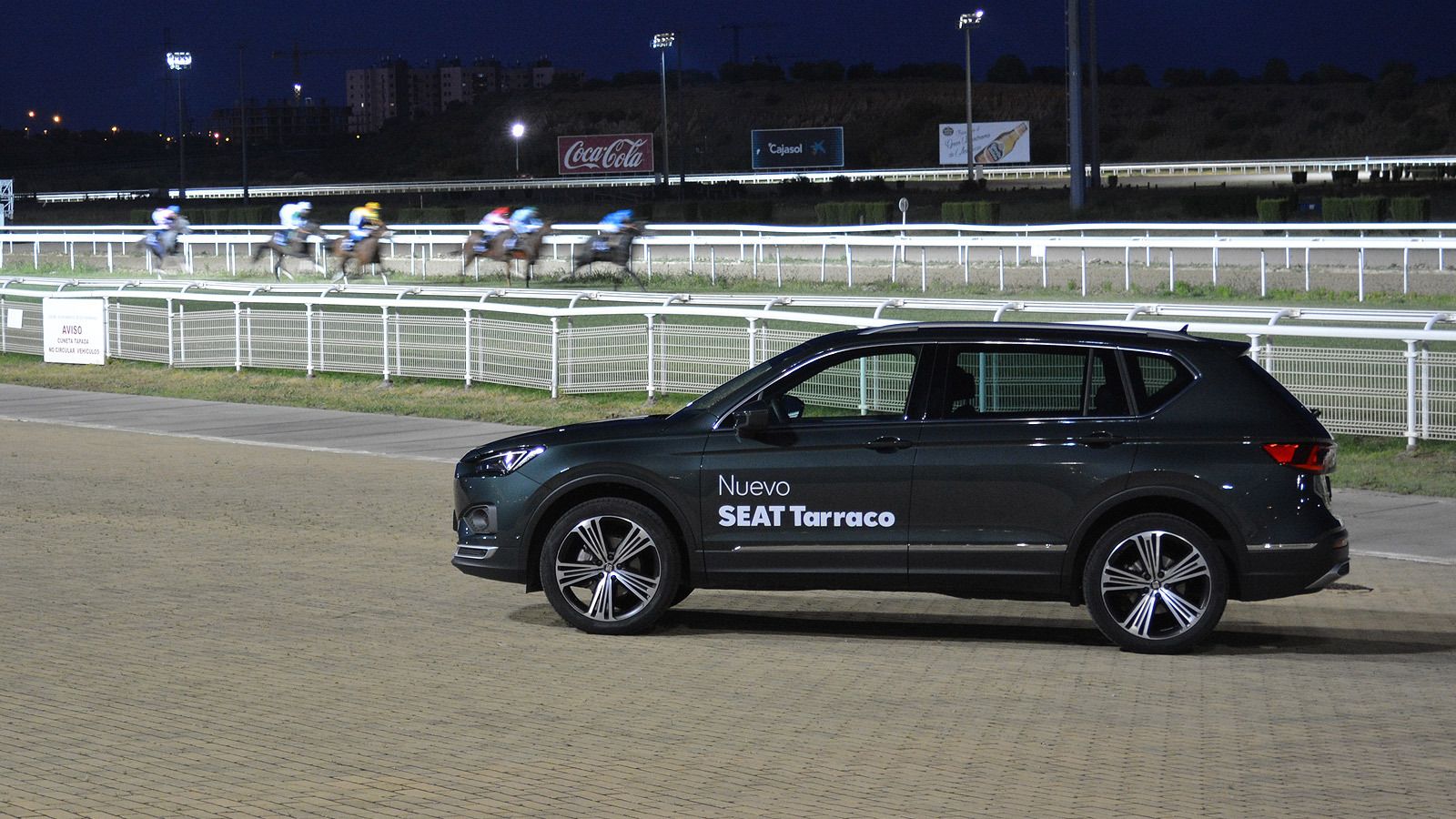 El Tarraco en las instalaciones del Hipódromo de Dos Hermanas.