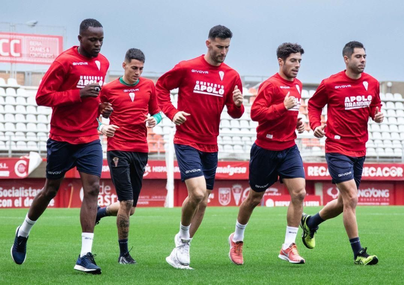 Admonio, Flere, Albarrán, Mena y Roni, esta semana.