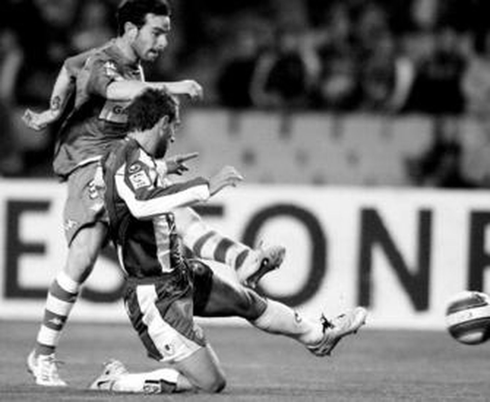 Fernando Vega en un partido ante el Espanyol.