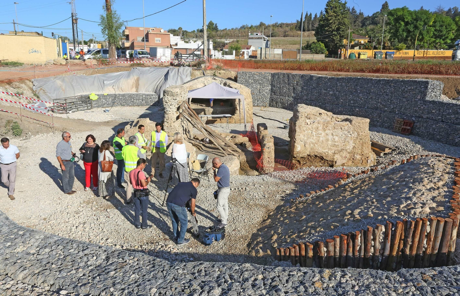Imágenes del yacimiento arqueológico de La Corta