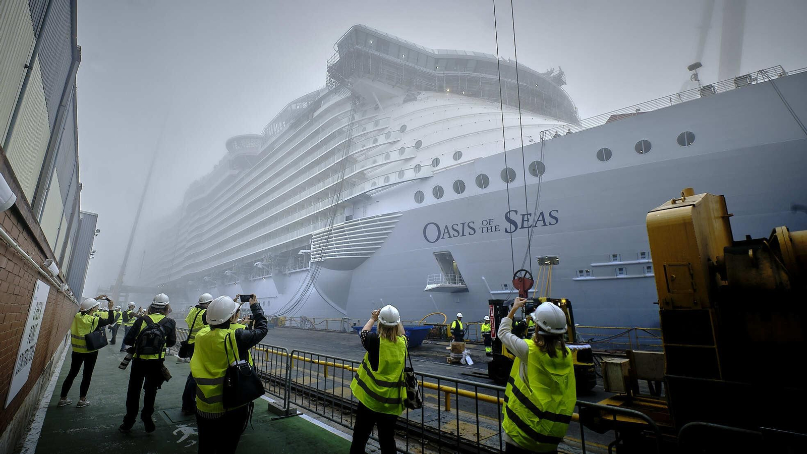 Obras en el buque 'Oasis of the Seas' Obras en el buque 'Oasis of the Seas'