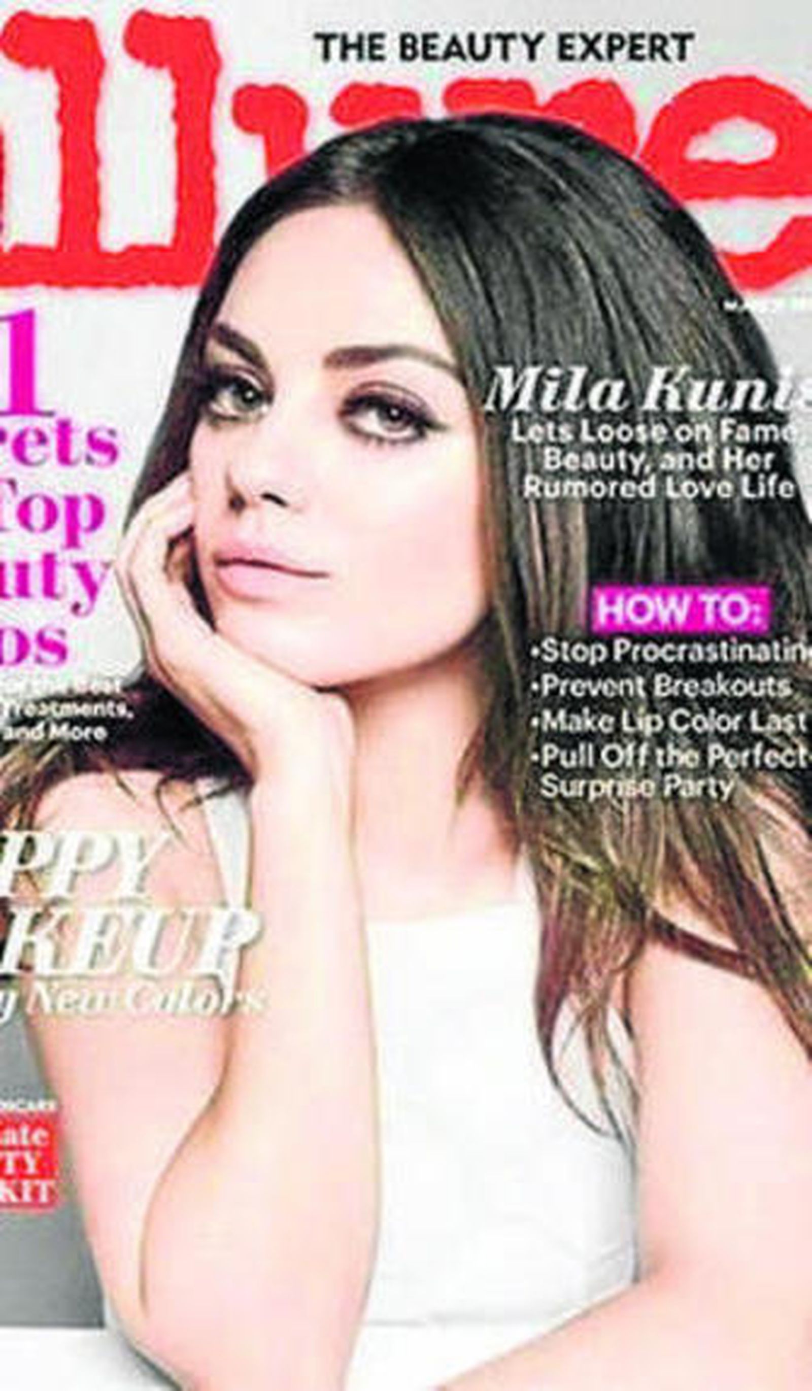 Mila Kunis evita hablar de su novio, Ashton Kutcher