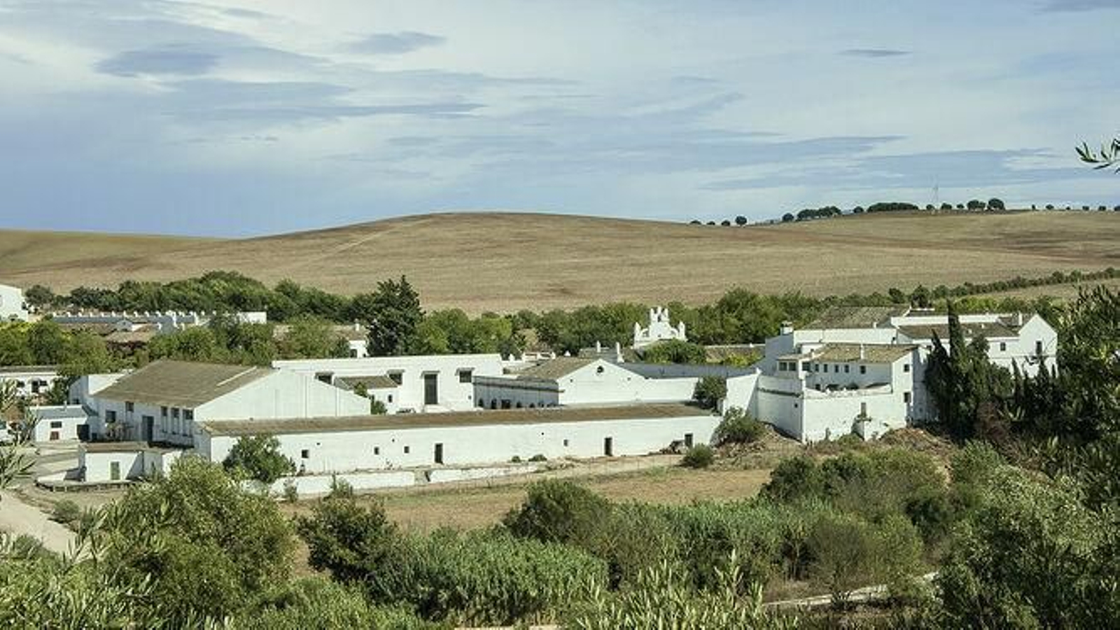 Vista aérea de la Hacienda la Pañuela.