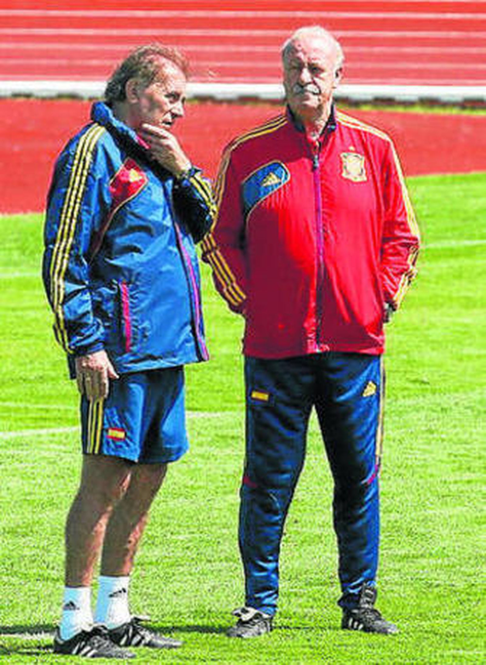 Toni Grande y Del Bosque.