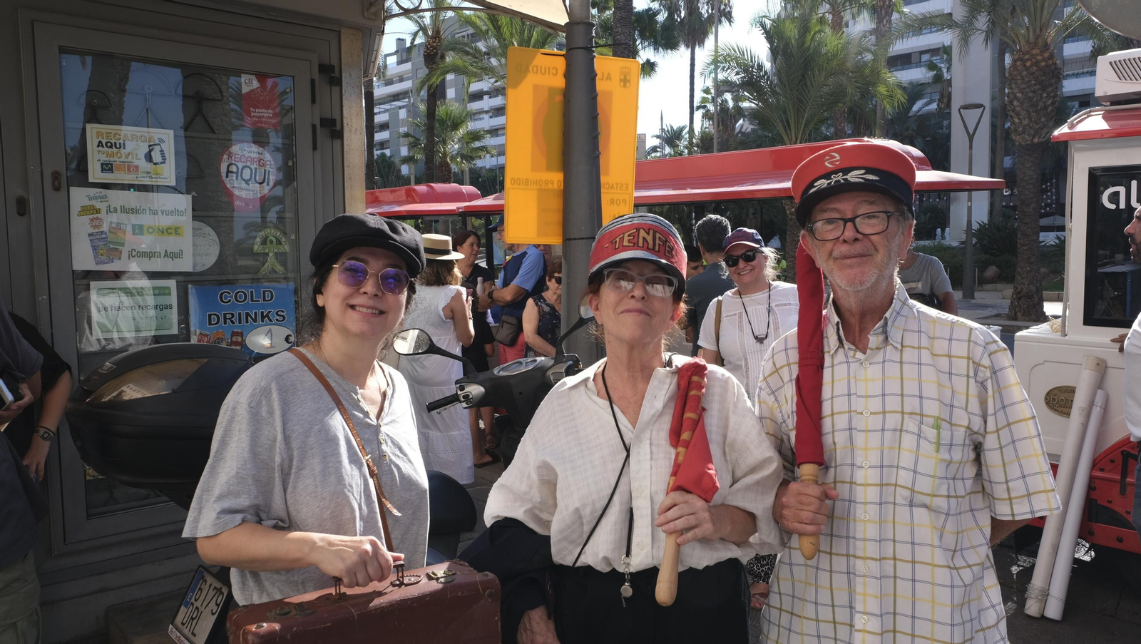 Tren reivindicativo de la Mesa del Ferrocarril de Almería