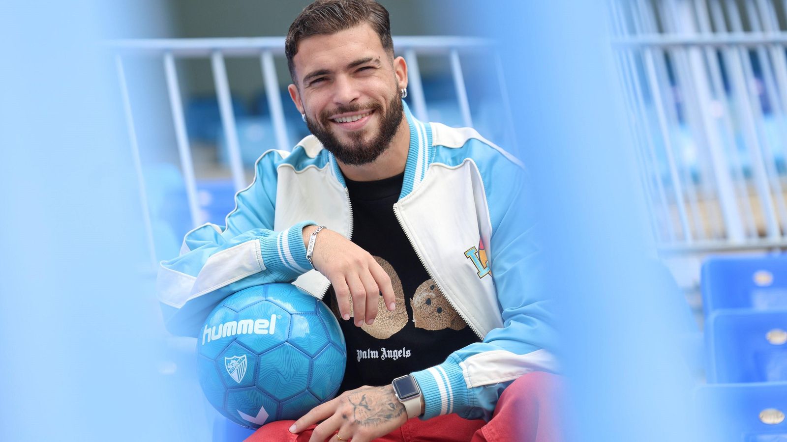 Dani Sánchez, durante la entrevista.