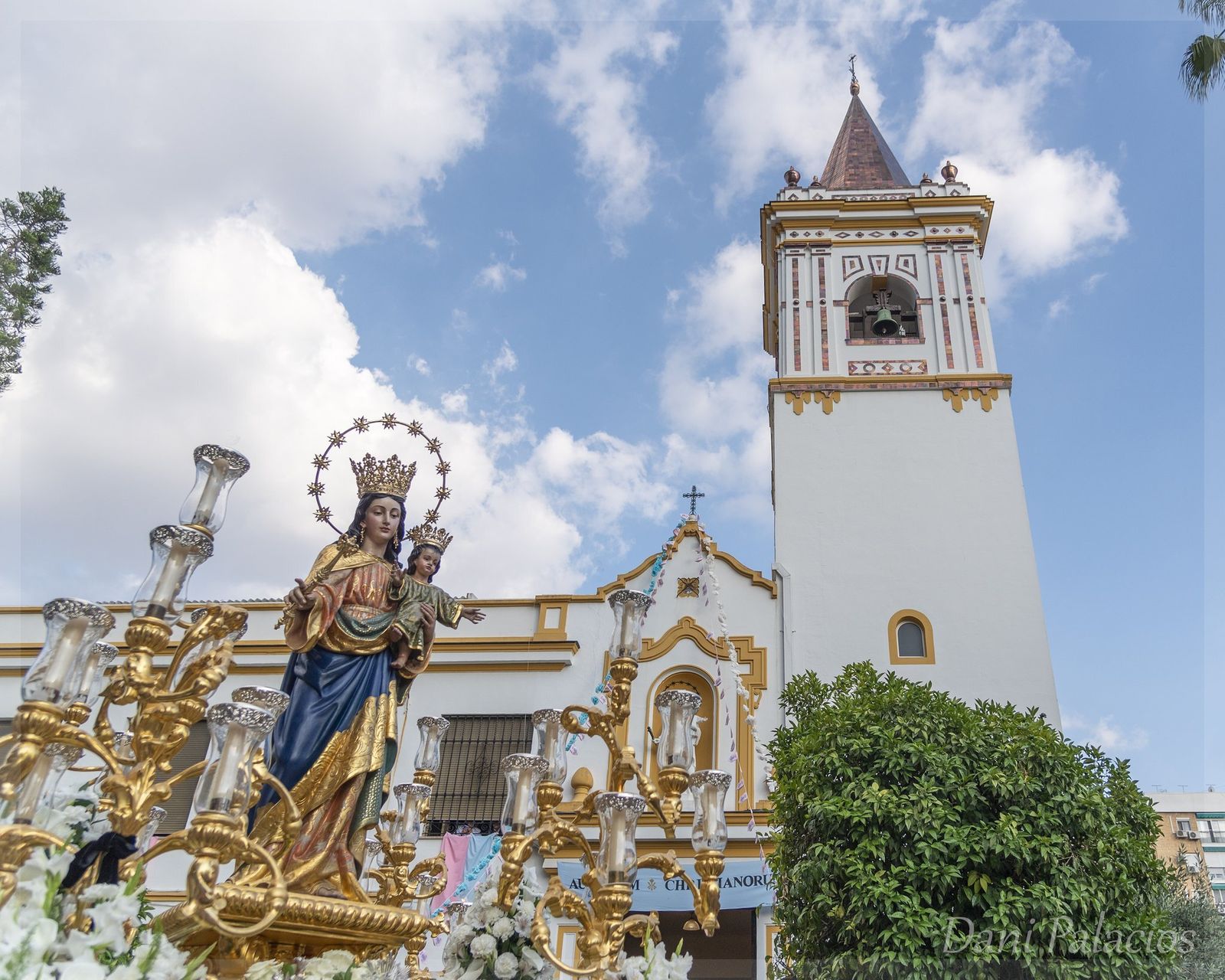 María Auxiliadora de Nervión en su procesión de mayo