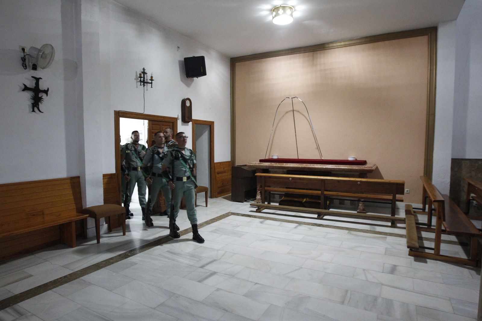 Custodia del Cristo de la Buena Muerte de La Legión. Semana Santa 2019. El Parador