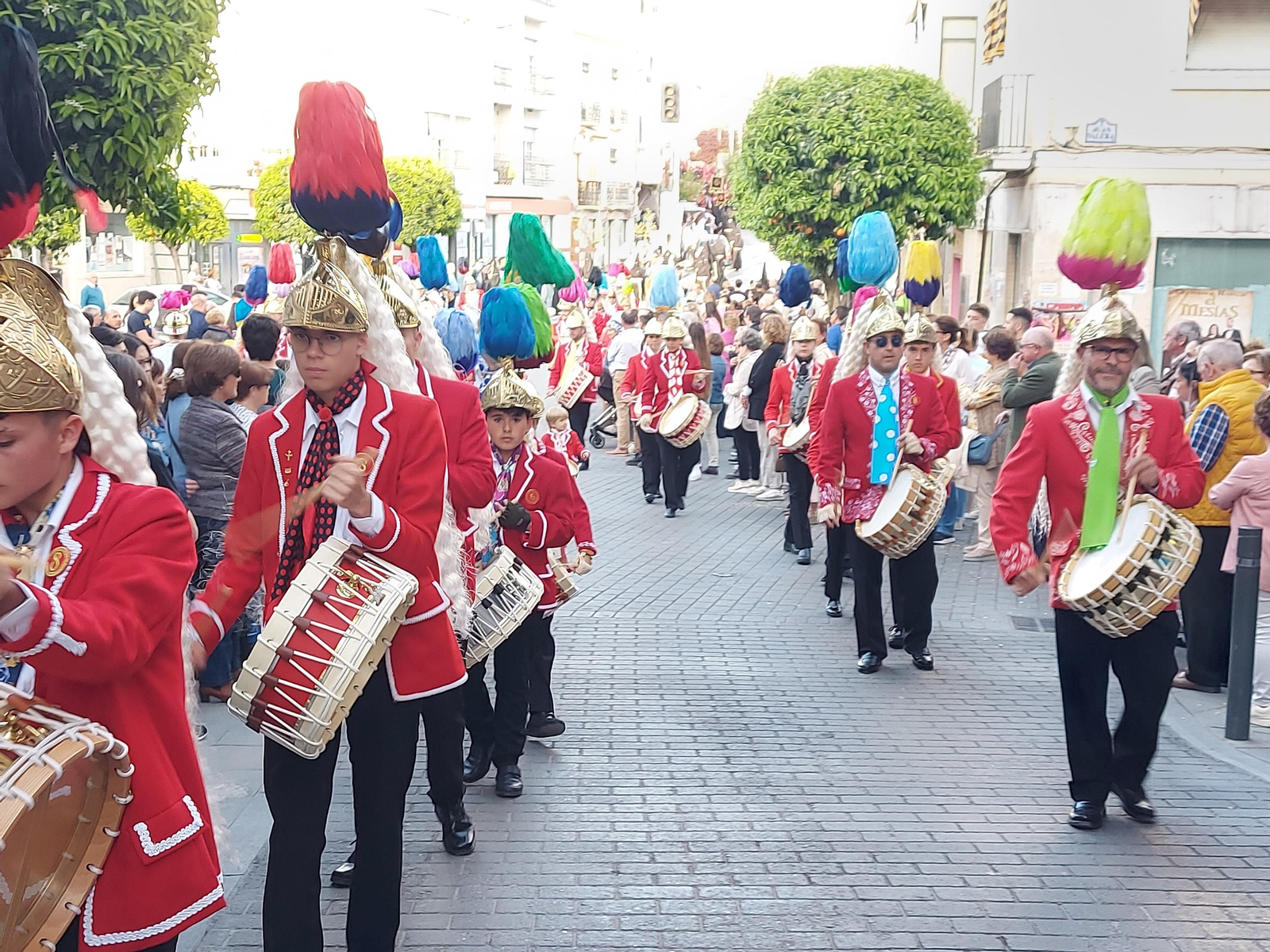 Judíos coliblancos, en el miserere de Lunes Santo de Baena.
