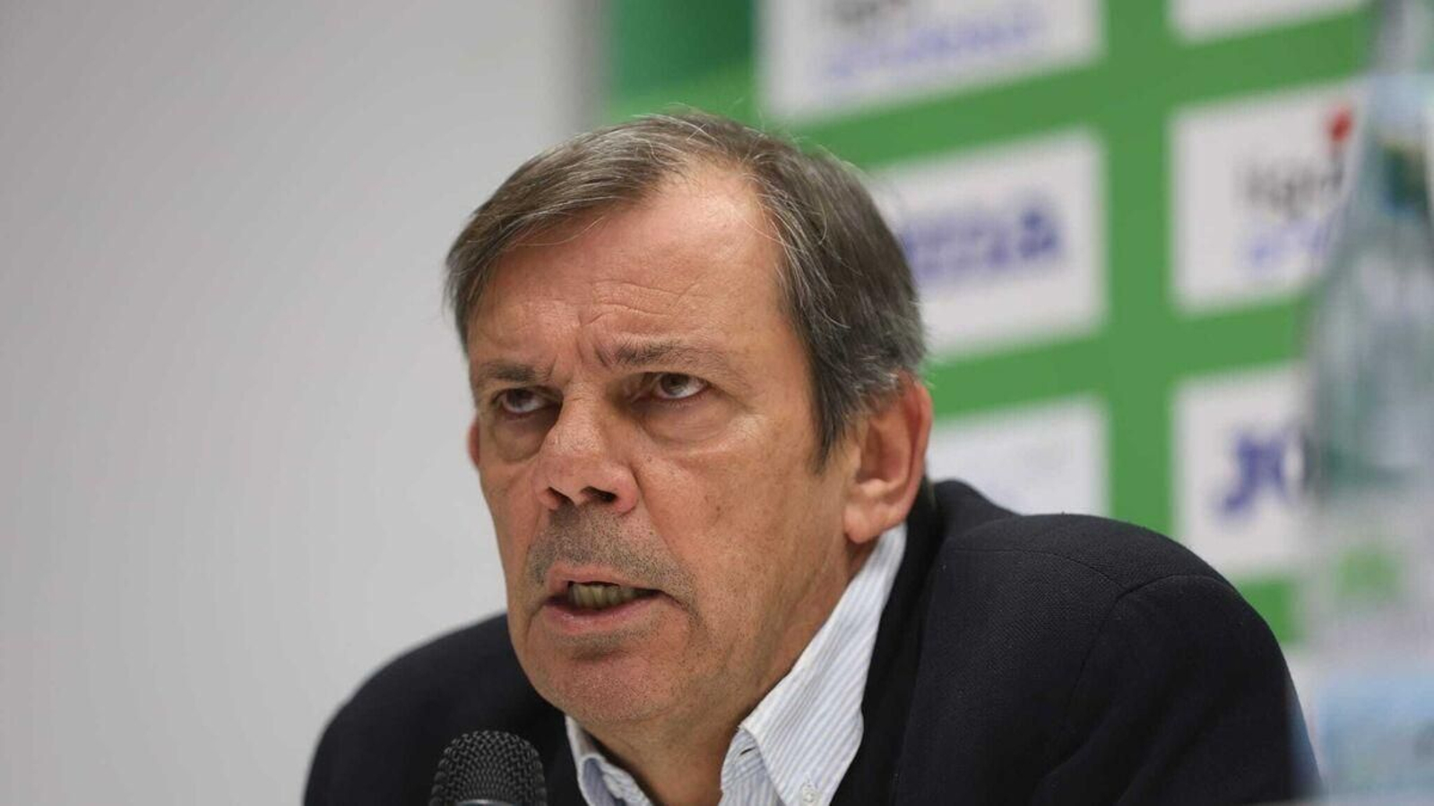 Juanma Rodríguez, en sala de prensa