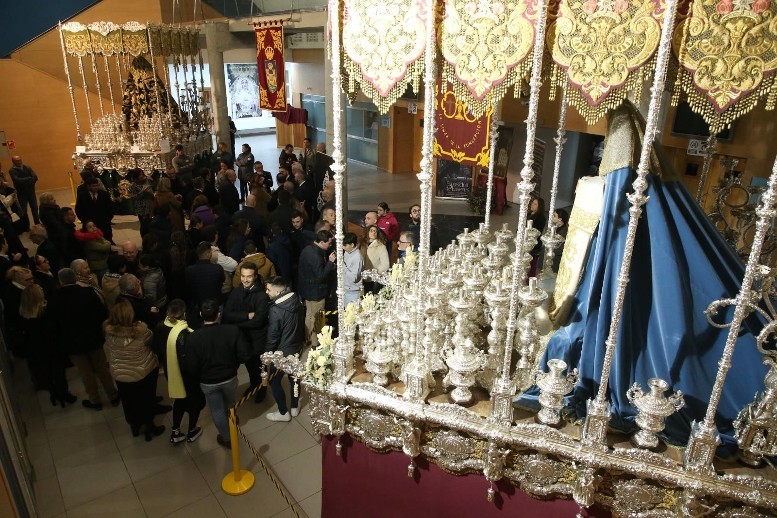 El público en la muestra, este viernes.