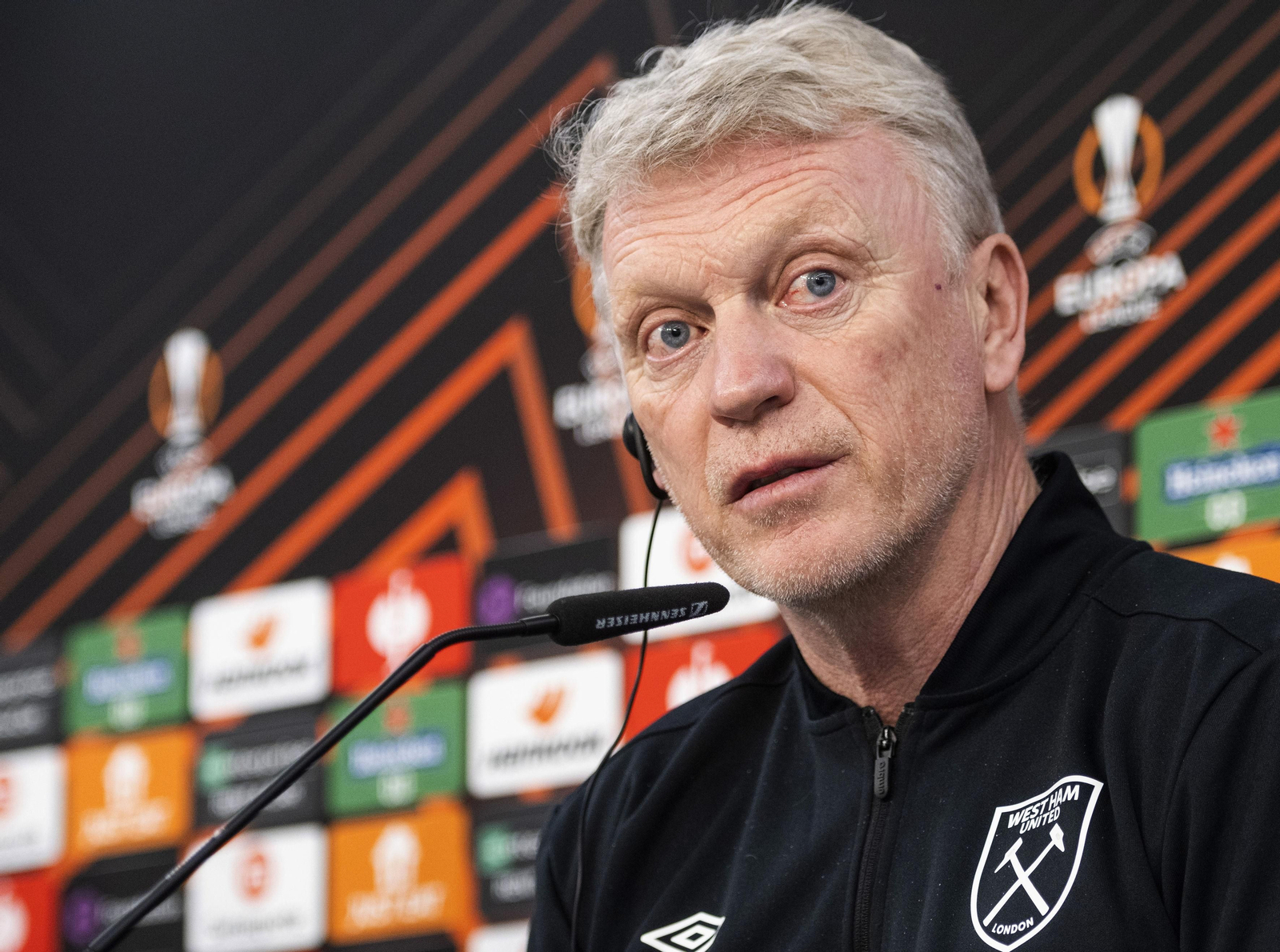David Moyes, durante su comparecencia ante los medios.
