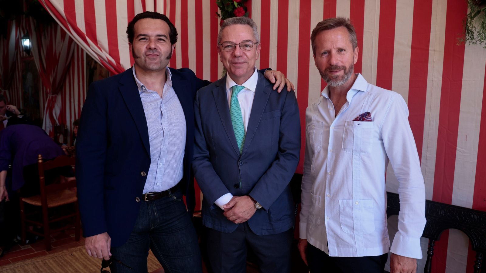 Alfonso Sánchez, Salomón Hachuel y Alberto López.