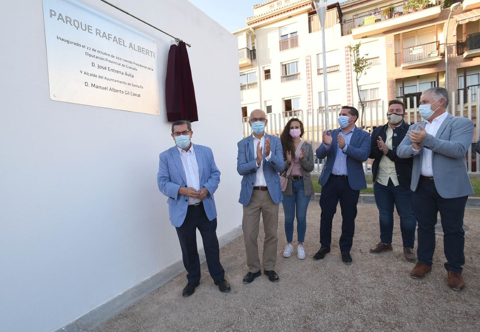 Inauguración del Parque Rafael Alberti en Santa Fe