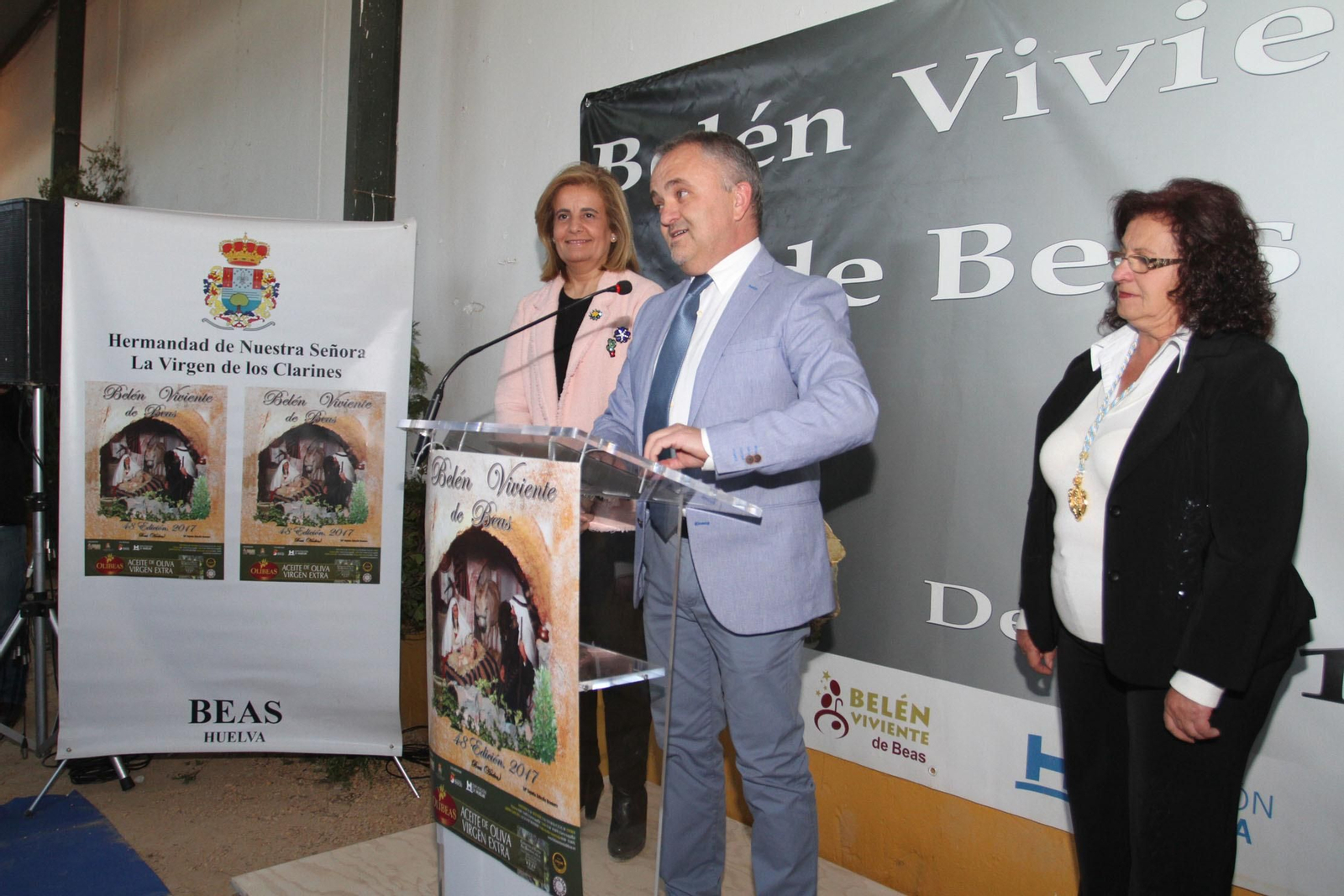 Imágenes de la inauguración del Belén viviente de Beas