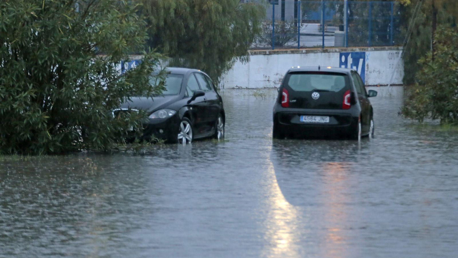 El polígono del Portal vuelve a inundarse