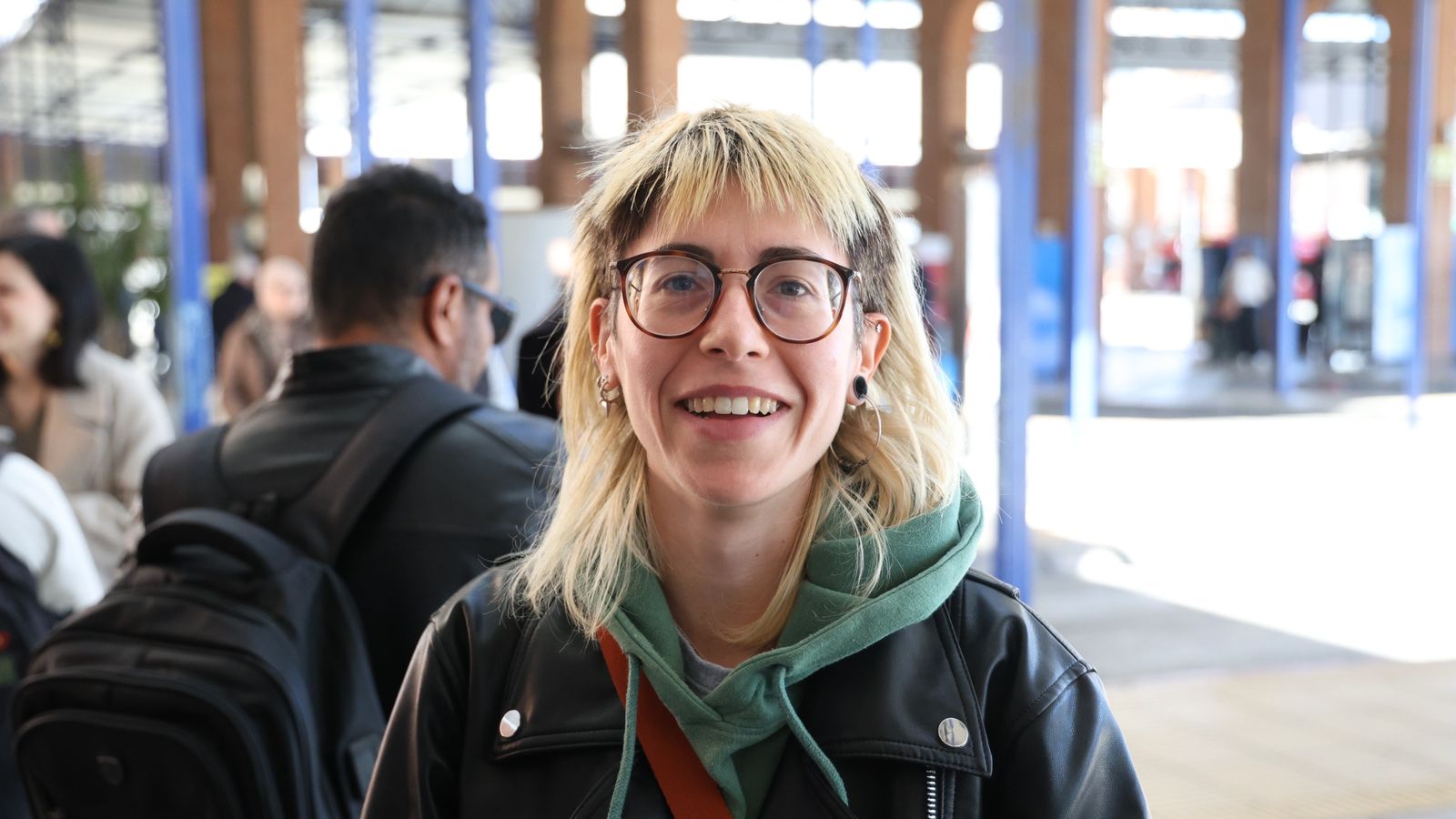 Marta Gutiérrez, viajera afectada por cancelaciones de trenes