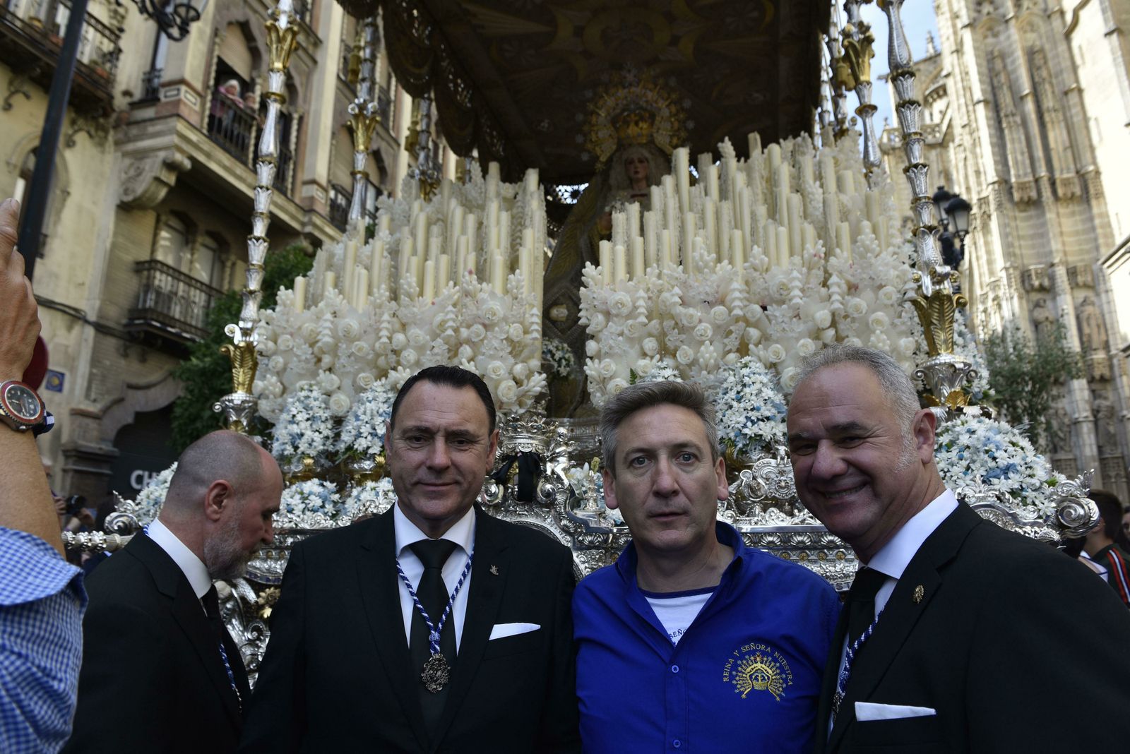 El regreso de la Virgen de los Ángeles tras su coronación, en imágenes