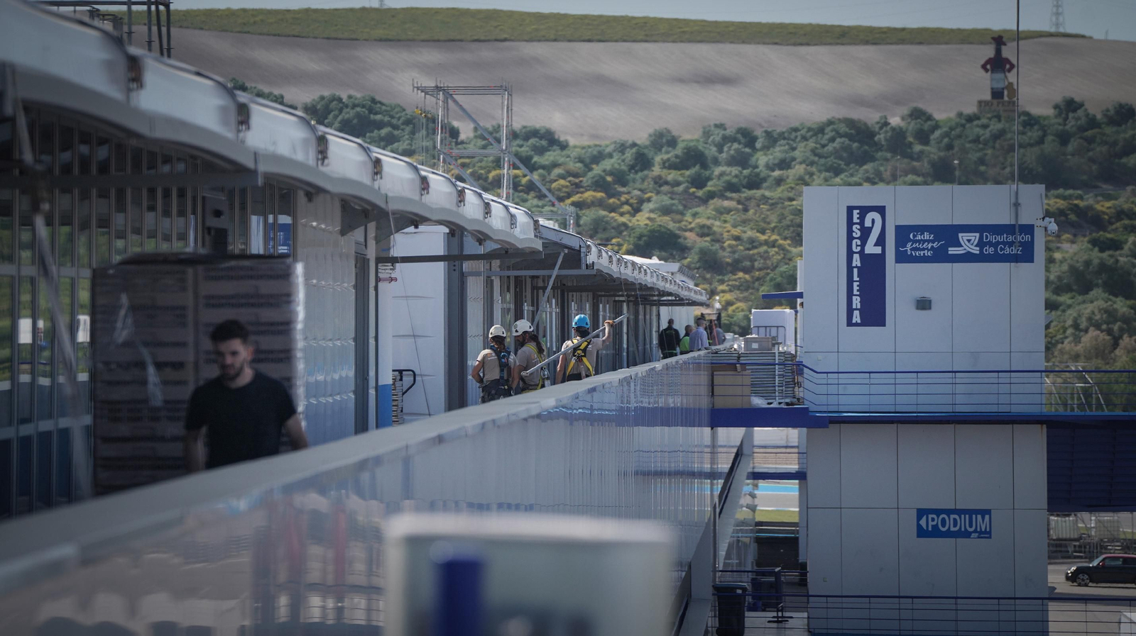 Imágenes de los preparativos para el Mundial Moto GP 2024