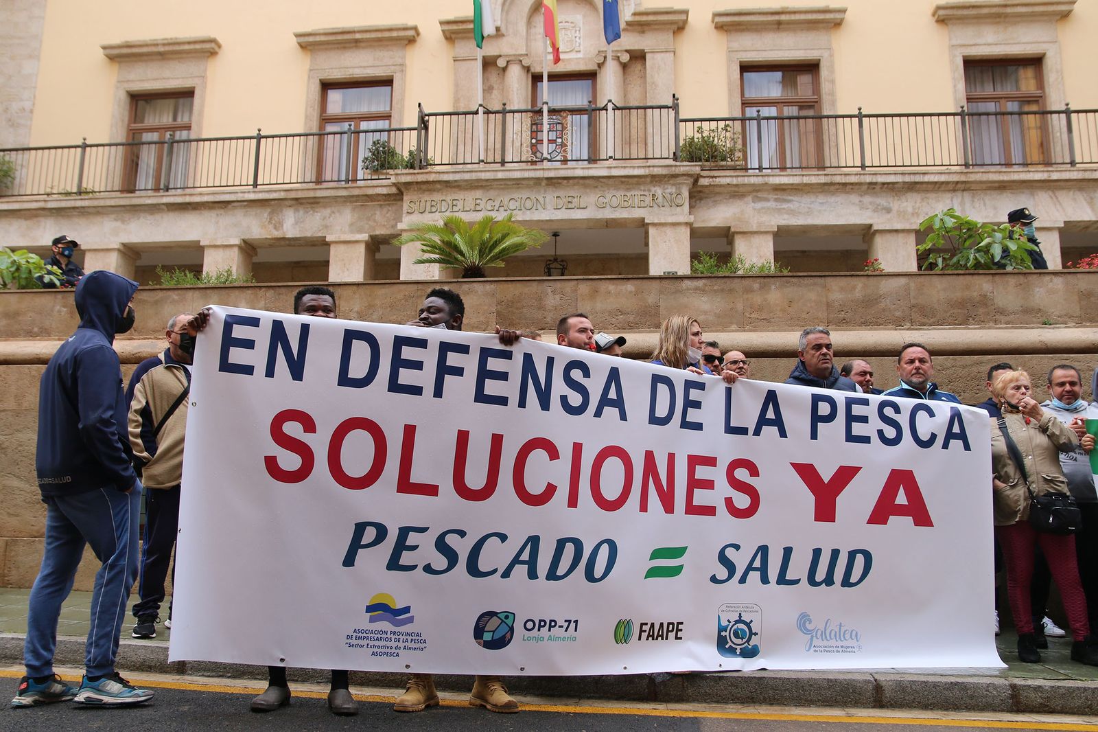 Fotogalería manifestación del sector pesquero