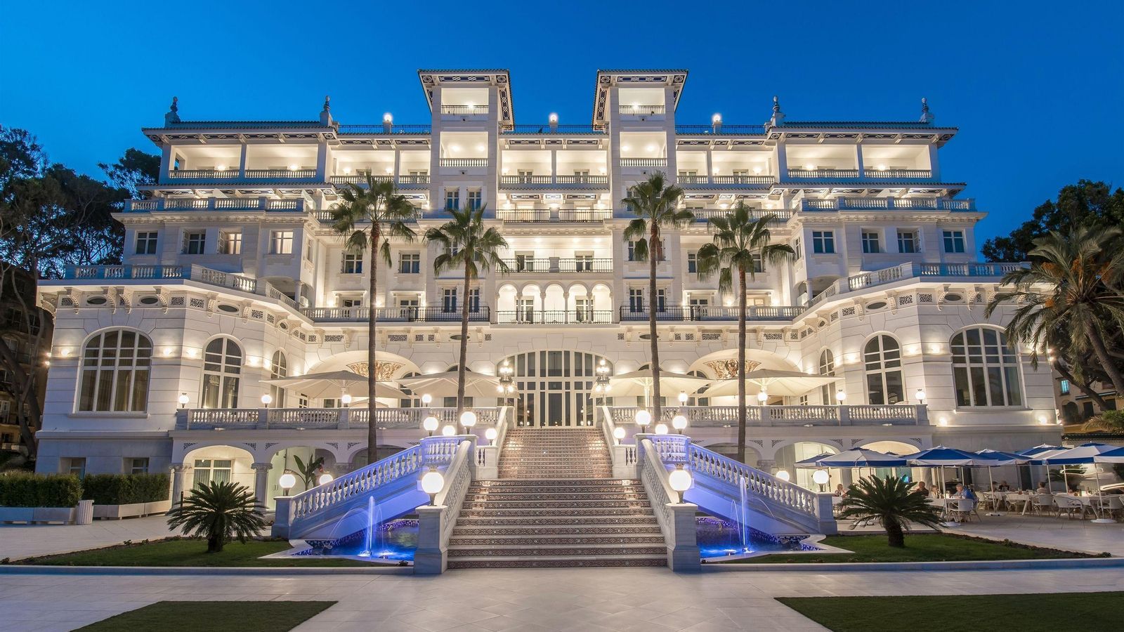 El Gran Hotel Miramar, una de las localizaciones de 'The Crown'. El Gran Hotel Miramar, una de las localizaciones de 'The Crown'.
