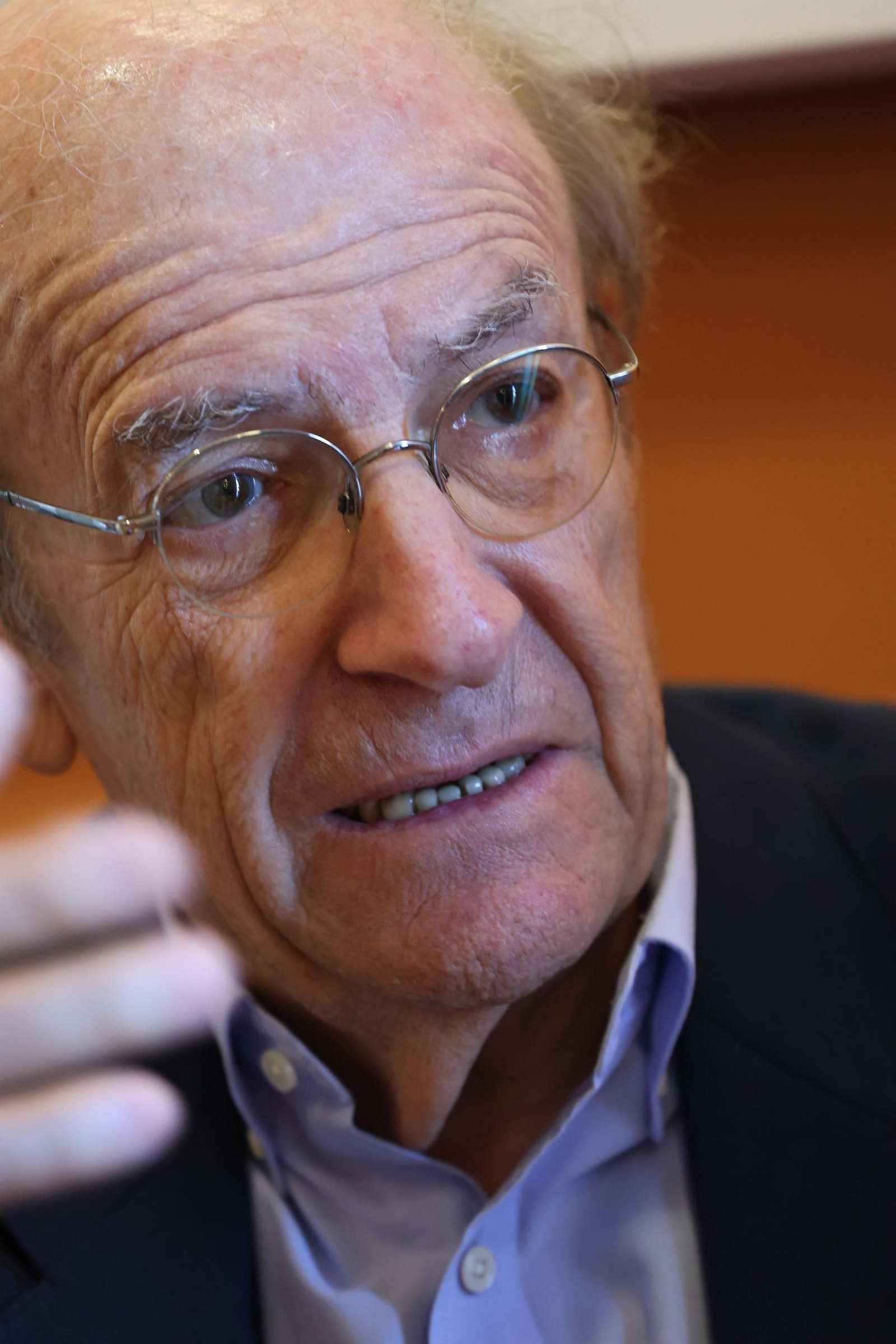 Pedro Rodríguez, en un momento de la entrevista