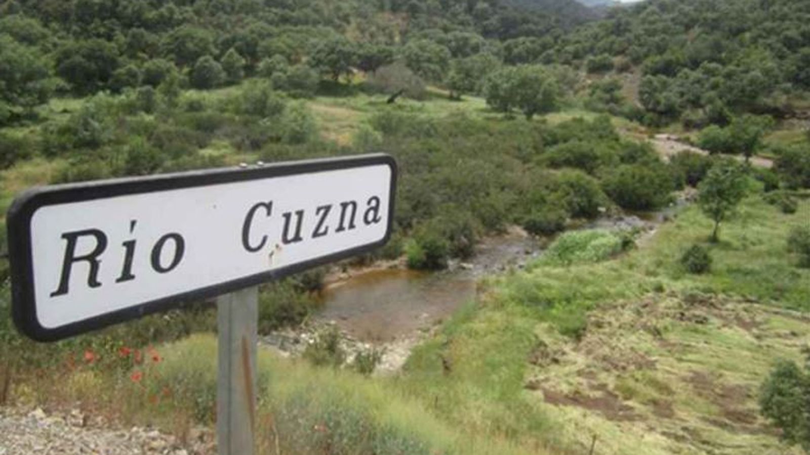 Meandro del río Cuzna, en el norte de Córdoba.