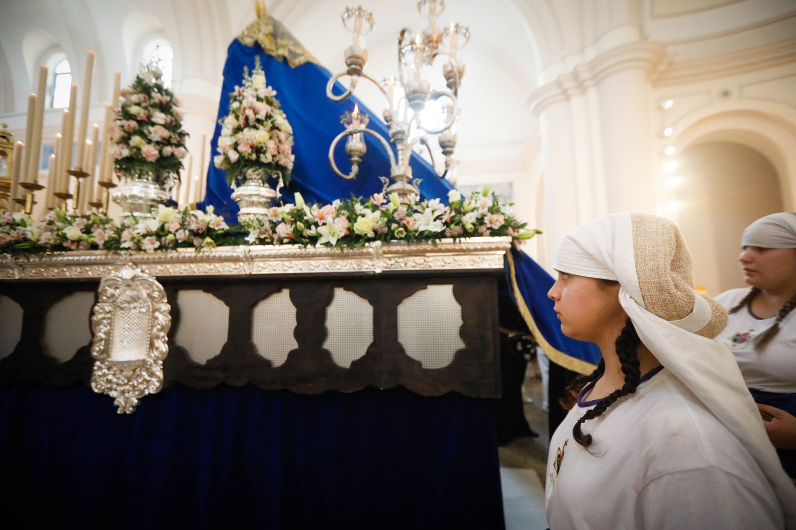 La procesión del Encuentro, en imágenes