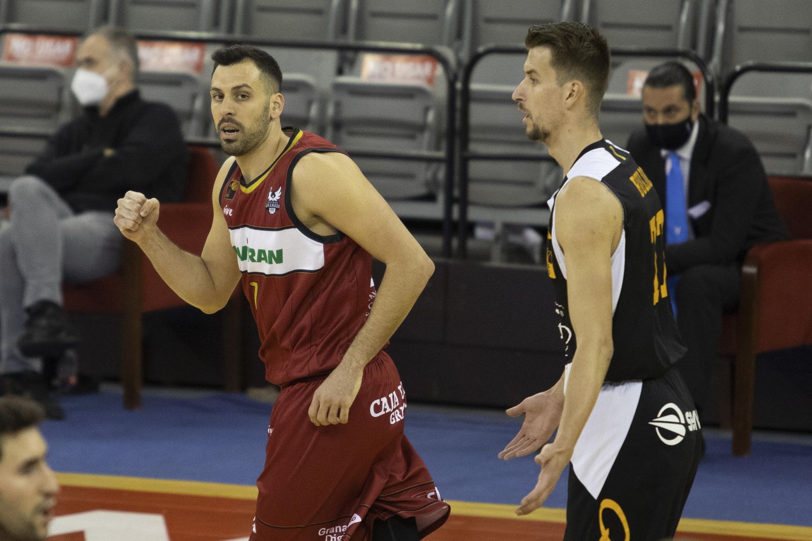 Bortolussi cumplió 130 partidos con el Covirán en el choque ante el Lleida.