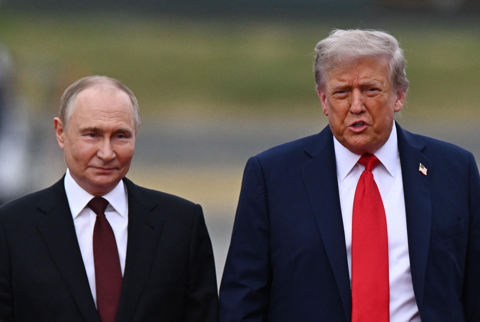 Las imágenes de la reunión de Trump con Putin en Alaska