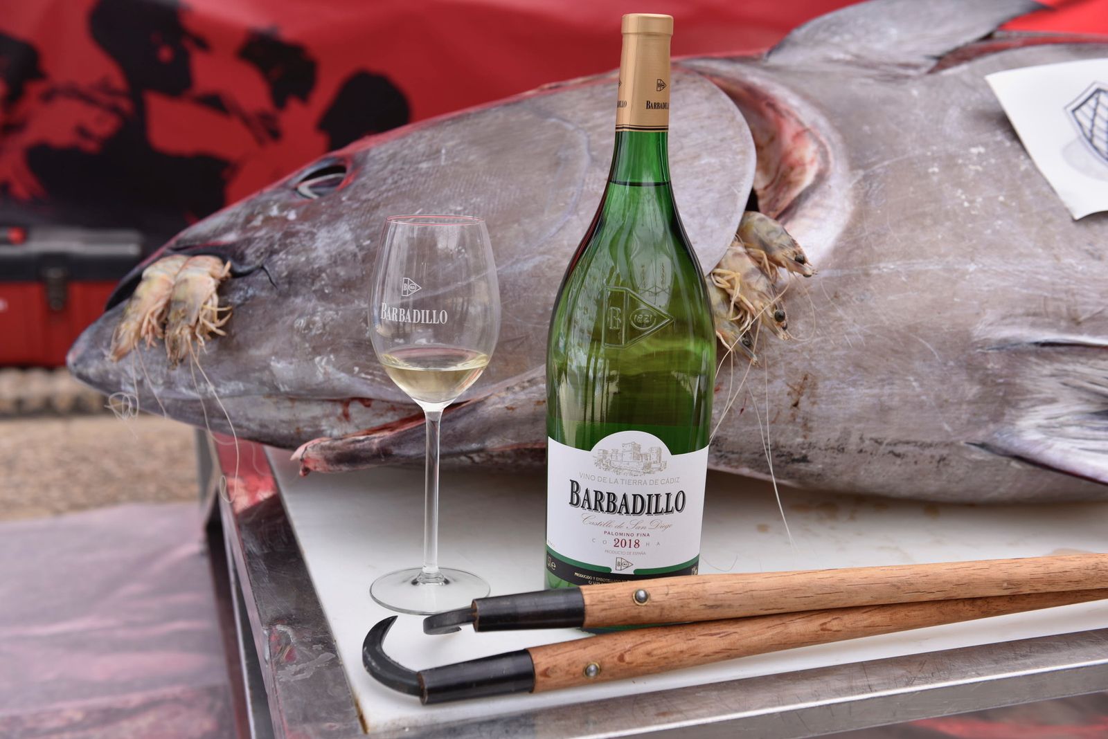 Maridaje de atún rojo de almadraba con Castillo de San Diego.