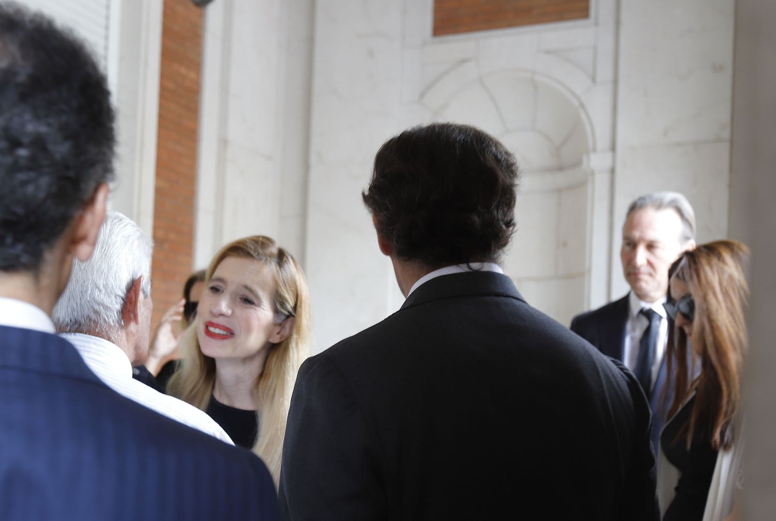 Llegada del féretro de Miguel Baez Litria la Capilla Ardiente de Huelva