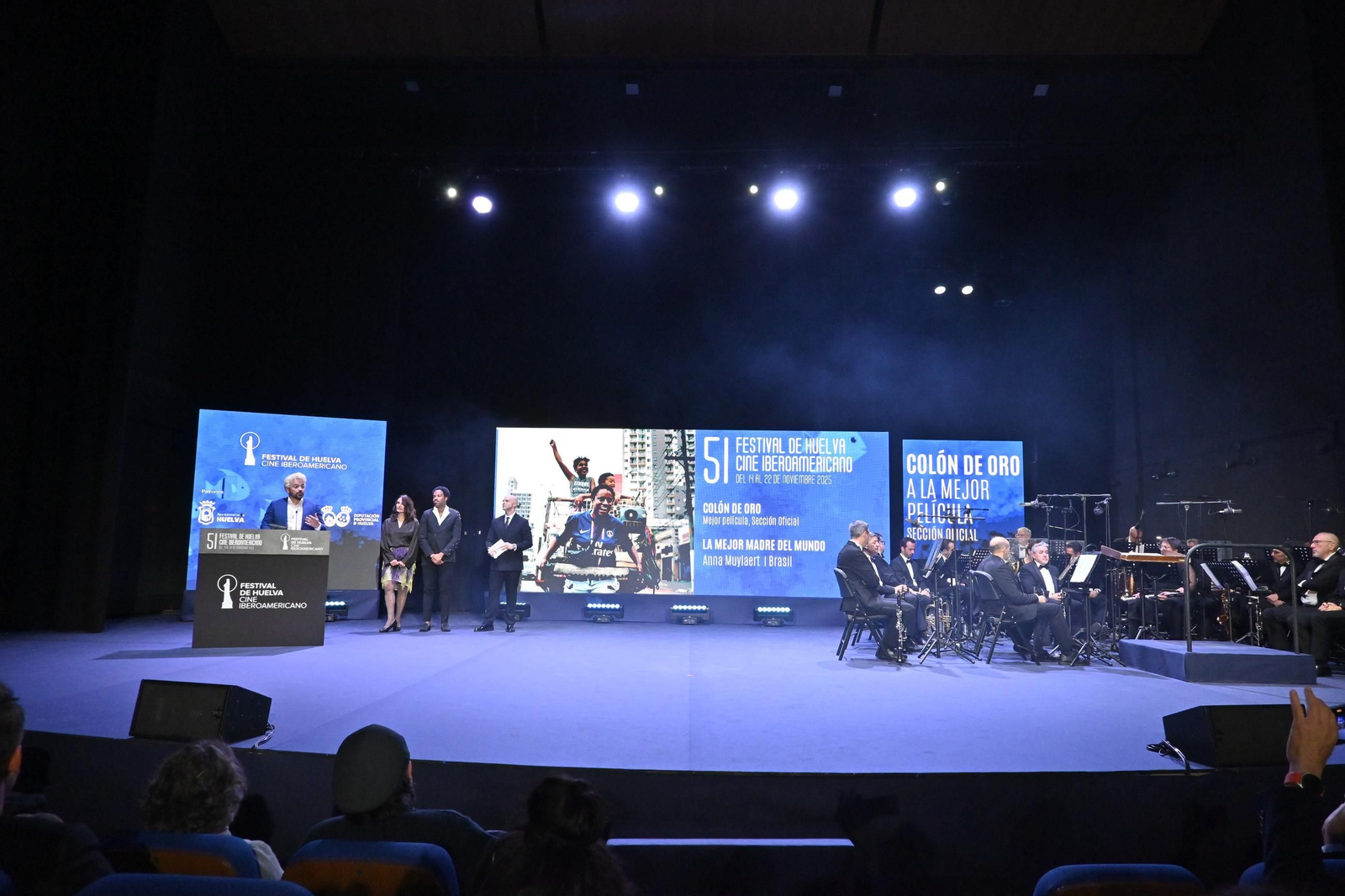 Las mejores imágenes de la Gala de Clausura de la 51.ª edición del Festival de Huelva de Cine Iberoamericano