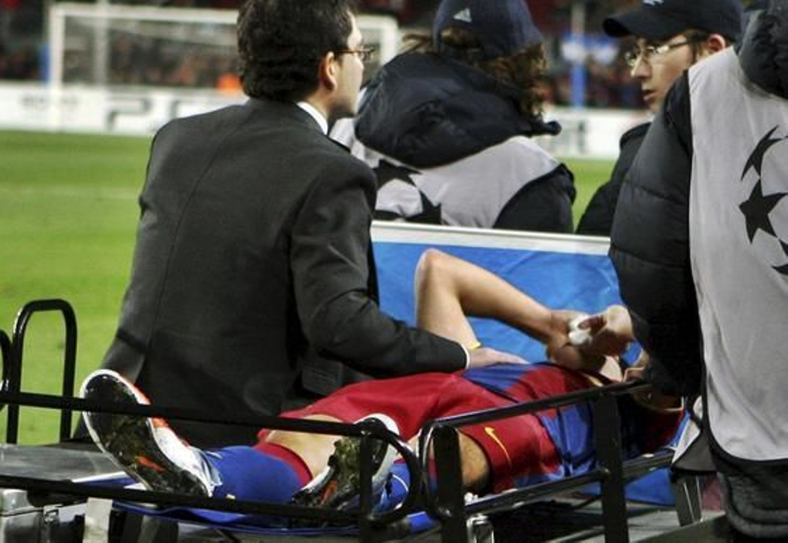 El Barcelona cierra con una victoria ante el Rubin (2-0) la primera fase de la Liga de Campeones. / EFE