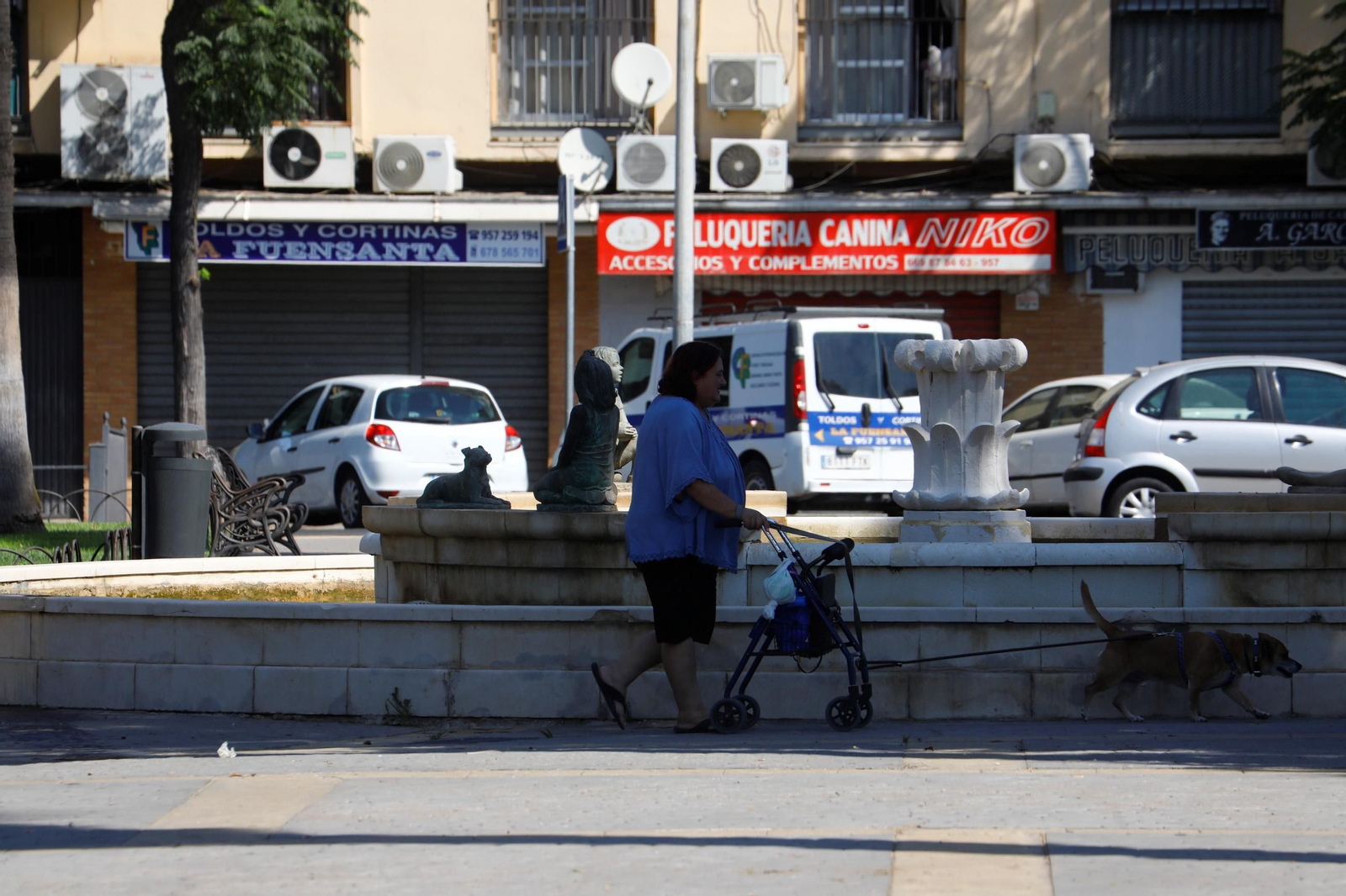 Un domingo de agosto en el barrio cordobés de Santuario, en imágenes