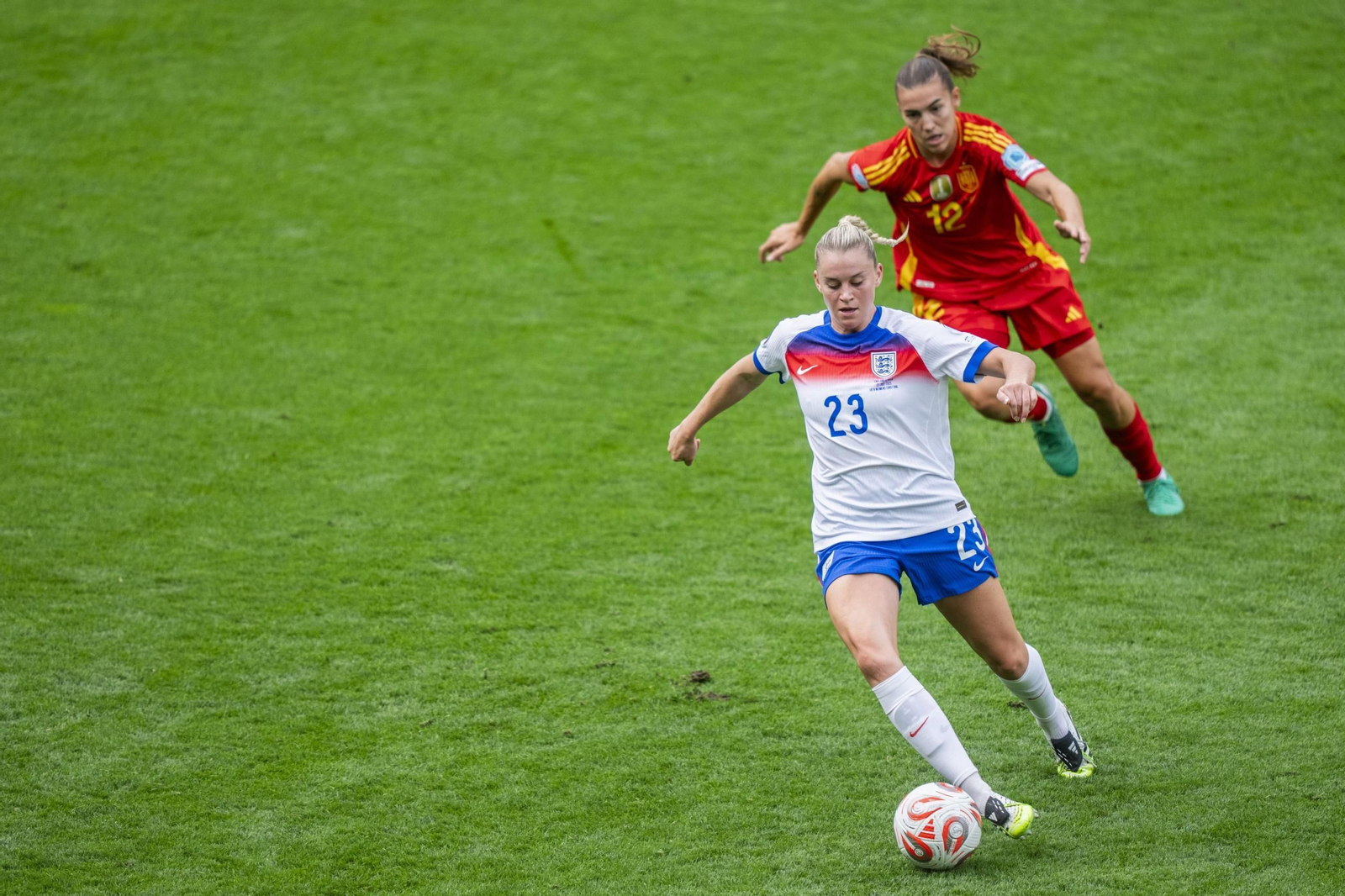 Las mejores imágenes de la final España - Inglaterra de la Eurocopa femenina