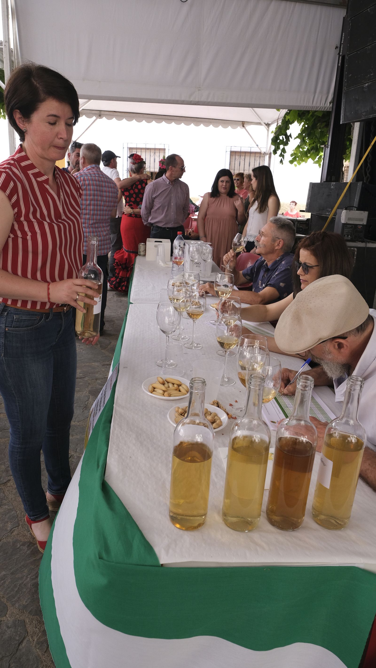 Imágenes del concurso de cata de vinos de las Fiestas de Abrucena 2022