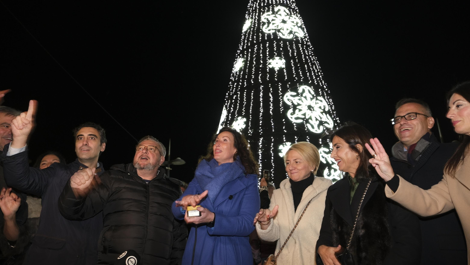 Imágenes del inicio de la Navidad en Almería