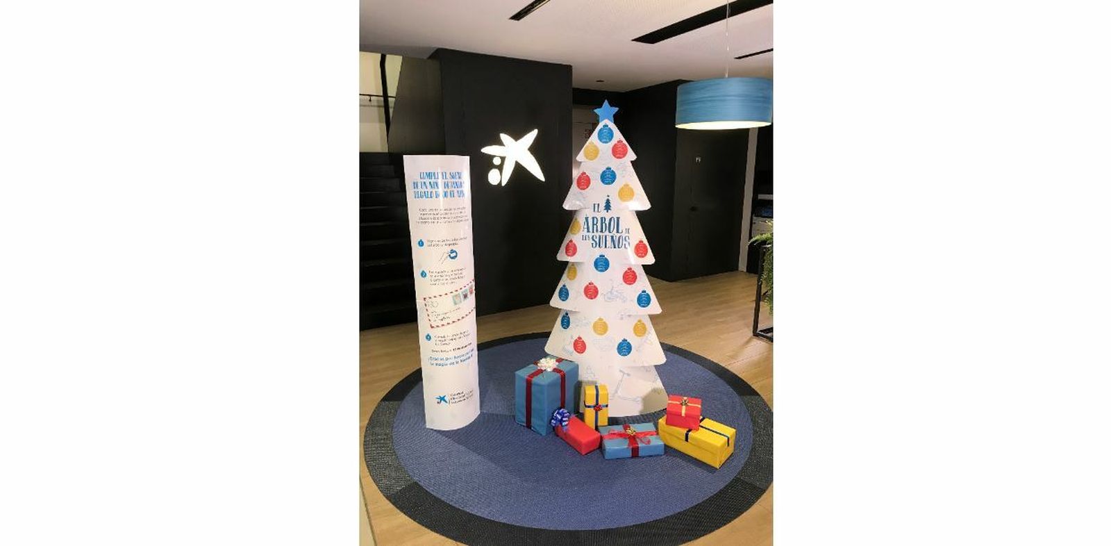 El árbol de los sueños de La Caixa.