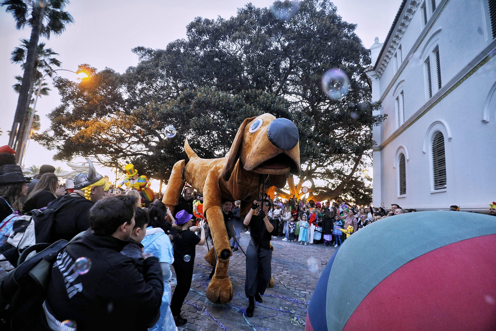 Las imágenes de la divertida Cabalgata del Humor del Carnaval de Cádiz 2024