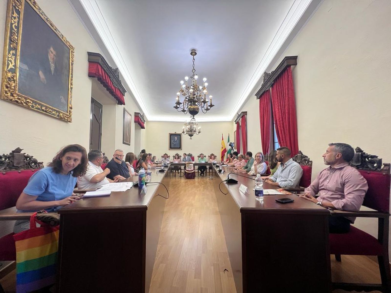 Pleno del Ayuntamiento de Priego de Córdoba.