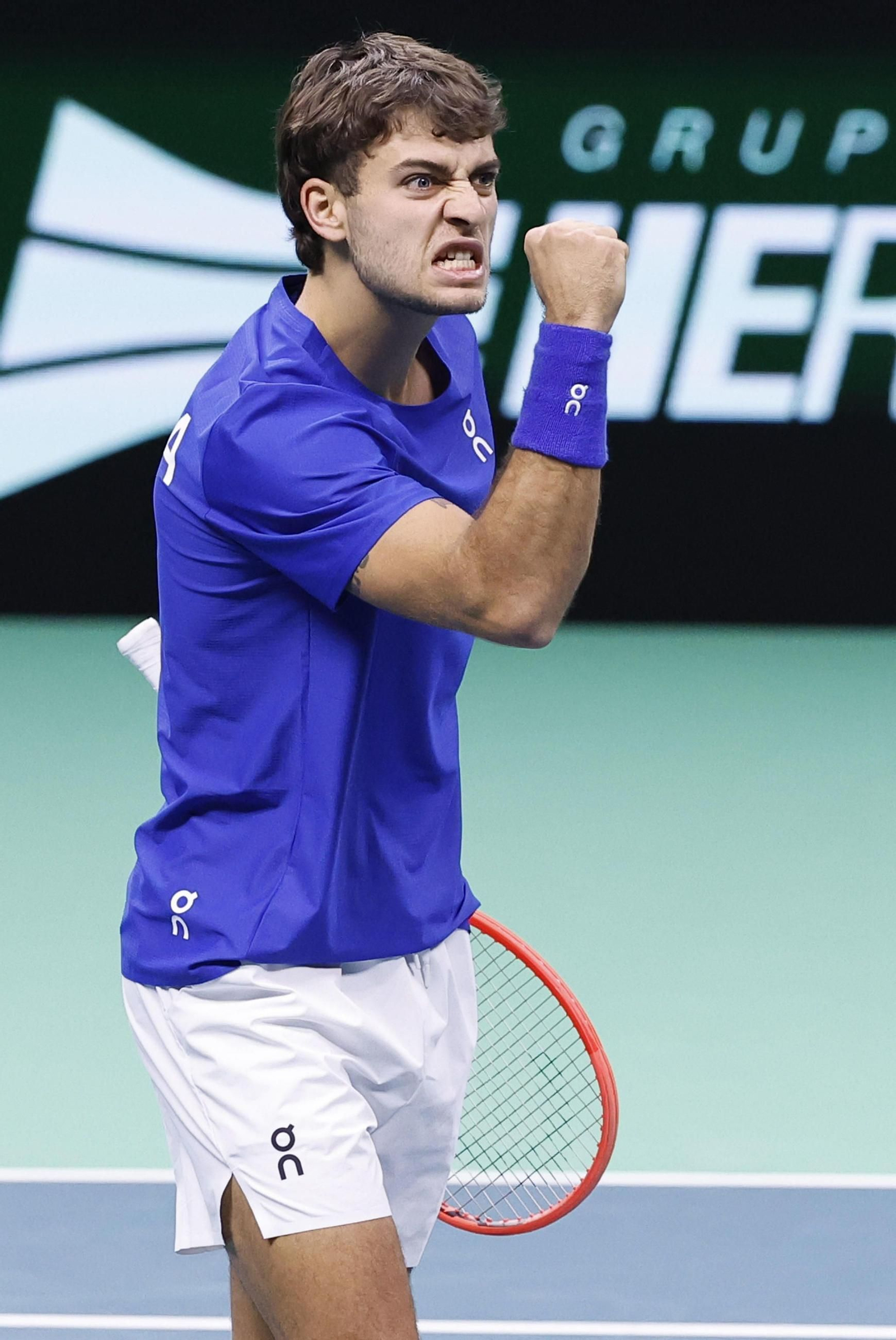 Las fotos de la final de la Copa Davis Italia-España