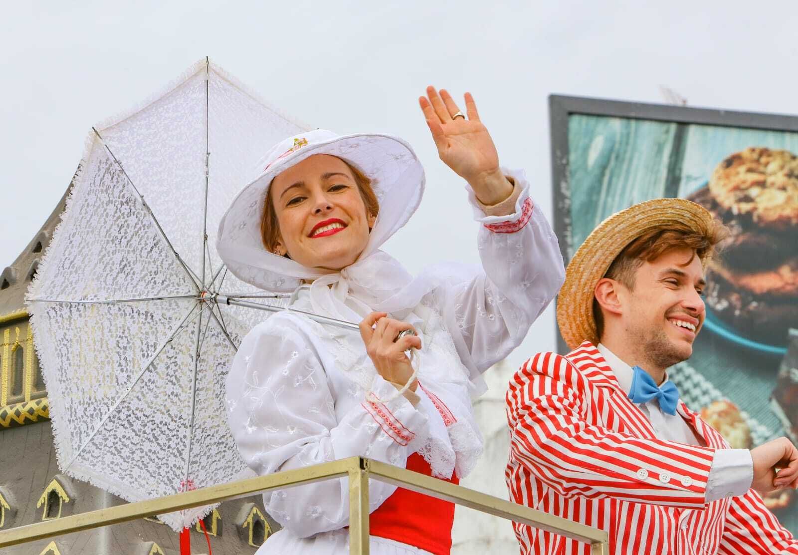 Imágenes de la Cabalgata del Humor en Chiclana